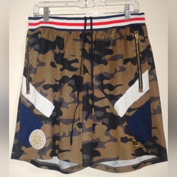 Kith Other - Kith x Adidas Shorts Adult large Brown Camo Soccer Match Short Rays Home Mens